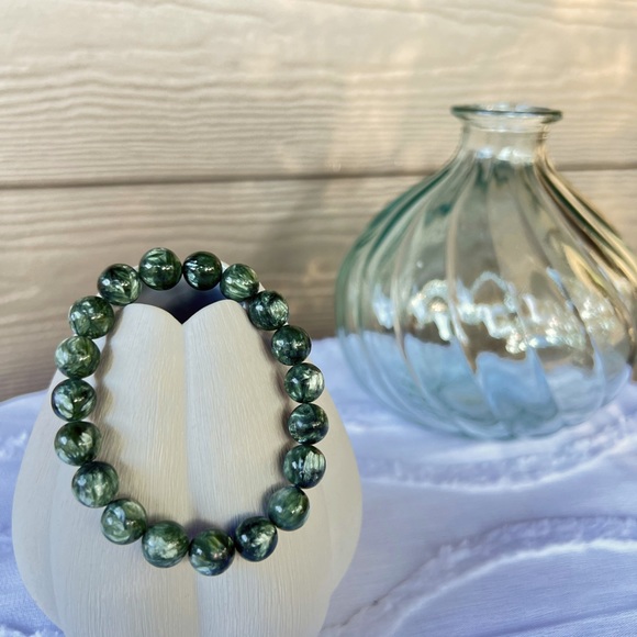 Dark Green Charoite bracelet